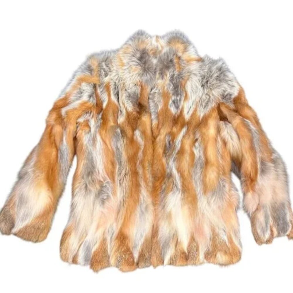 Red Fox Fur Jacket - Olga Furs New York